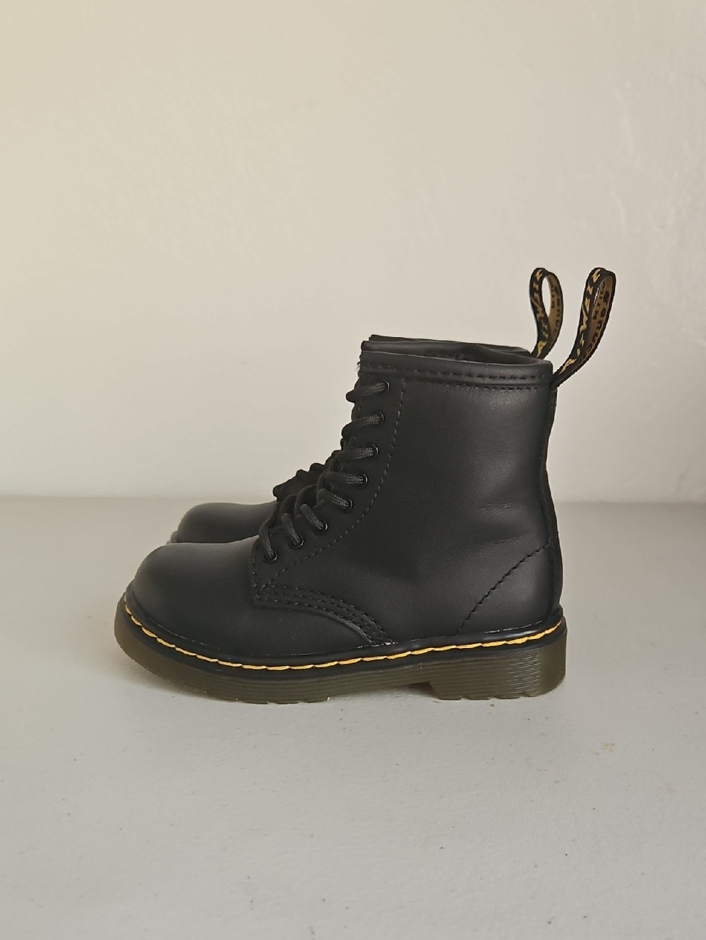 Dr. Martens Toddler 1460 Softy T Leather Lace Up Boots - New